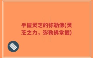 手握灵芝的弥勒佛(灵芝之力，弥勒佛掌握)