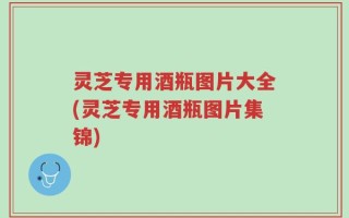 灵芝专用酒瓶图片大全(灵芝专用酒瓶图片集锦)
