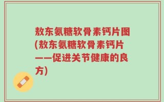 敖东氨糖软骨素钙片图(敖东氨糖软骨素钙片——促进关节健康的良方)