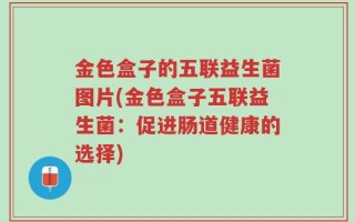 金色盒子的五联益生菌图片(金色盒子五联益生菌：促进肠道健康的选择)