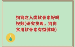 狗狗吃人类软骨素好吗视频(研究发现，狗狗食用软骨素有益健康)