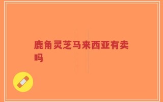 鹿角灵芝马来西亚有卖吗
