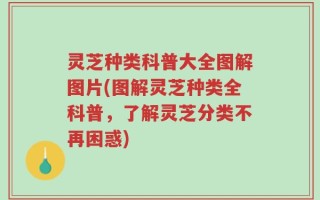 灵芝种类科普大全图解图片(图解灵芝种类全科普，了解灵芝分类不再困惑)
