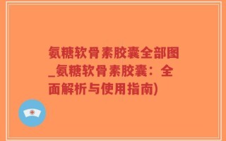 氨糖软骨素胶囊全部图_氨糖软骨素胶囊：全面解析与使用指南)