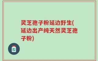 灵芝孢子粉延边野生(延边出产纯天然灵芝孢子粉)