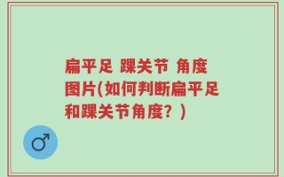 扁平足 踝关节 角度图片(如何判断扁平足和踝关节角度？)