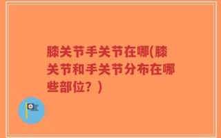 膝关节手关节在哪(膝关节和手关节分布在哪些部位？)