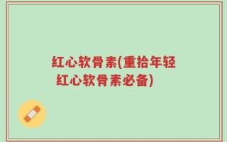 红心软骨素(重拾年轻 红心软骨素必备)