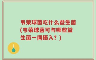韦荣球菌吃什么益生菌(韦荣球菌可与哪些益生菌一同摄入？)