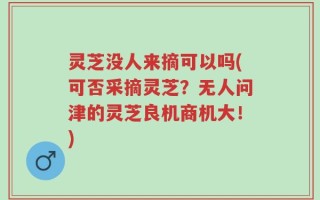 灵芝没人来摘可以吗(可否采摘灵芝？无人问津的灵芝良机商机大！)