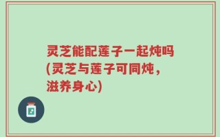 灵芝能配莲子一起炖吗(灵芝与莲子可同炖，滋养身心)