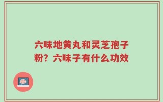 六味地黄丸和灵芝孢子粉？六味子有什么功效