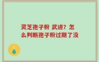 灵芝孢子粉 武进？怎么判断孢子粉过期了没