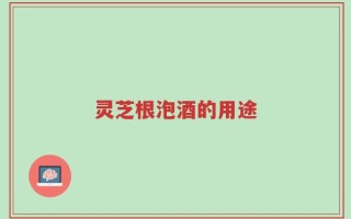 灵芝根泡酒的用途