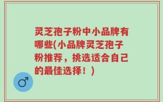 灵芝孢子粉中小品牌有哪些(小品牌灵芝孢子粉推荐，挑选适合自己的最佳选择！)
