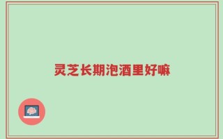 灵芝长期泡酒里好嘛