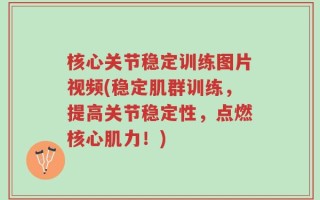 核心关节稳定训练图片视频(稳定肌群训练，提高关节稳定性，点燃核心肌力！)