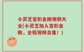 小灵芝变形金刚视频大全(小灵芝加入变形金刚，全程视频合集！)