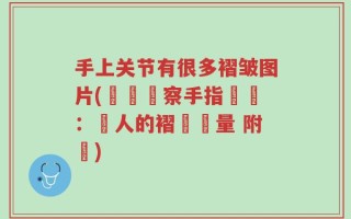 手上关节有很多褶皱图片(詳細觀察手指關節：驚人的褶皺數量 附圖)