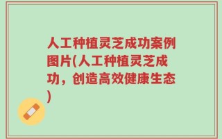 人工种植灵芝成功案例图片(人工种植灵芝成功，创造高效健康生态)