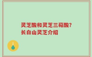 灵芝酸和灵芝三萜酸？长白山灵芝介绍