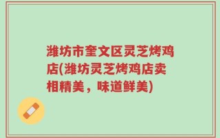 潍坊市奎文区灵芝烤鸡店(潍坊灵芝烤鸡店卖相精美，味道鲜美)