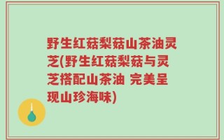 野生红菇梨菇山茶油灵芝(野生红菇梨菇与灵芝搭配山茶油 完美呈现山珍海味)