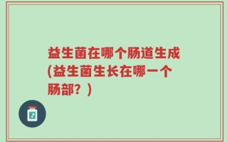 益生菌在哪个肠道生成(益生菌生长在哪一个肠部？)