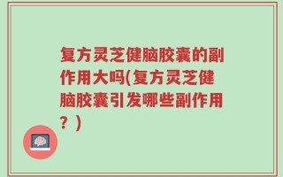 复方灵芝健脑胶囊的副作用大吗(复方灵芝健脑胶囊引发哪些副作用？)