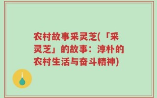 农村故事采灵芝(「采灵芝」的故事：淳朴的农村生活与奋斗精神)
