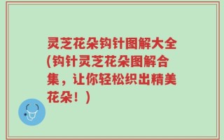 灵芝花朵钩针图解大全(钩针灵芝花朵图解合集，让你轻松织出精美花朵！)