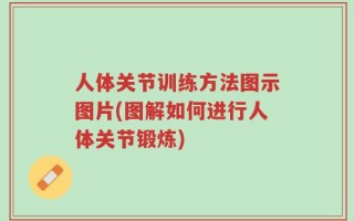 人体关节训练方法图示图片(图解如何进行人体关节锻炼)
