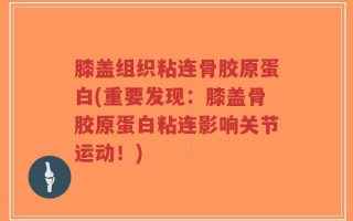 膝盖组织粘连骨胶原蛋白(重要发现：膝盖骨胶原蛋白粘连影响关节运动！)