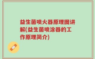 益生菌喷火器原理图讲解(益生菌喷涂器的工作原理简介)