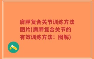 肩胛复合关节训练方法图片(肩胛复合关节的有效训练方法：图解)