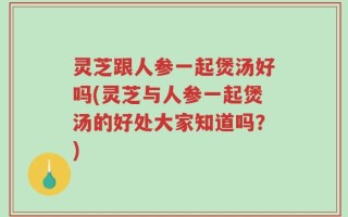 灵芝跟人参一起煲汤好吗(灵芝与人参一起煲汤的好处大家知道吗？)