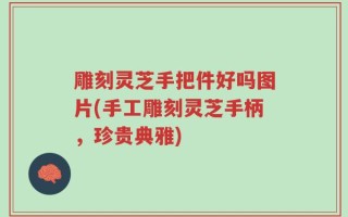 雕刻灵芝手把件好吗图片(手工雕刻灵芝手柄，珍贵典雅)