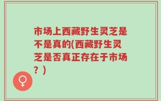 市场上西藏野生灵芝是不是真的(西藏野生灵芝是否真正存在于市场？)