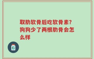 取肋软骨后吃软骨素？狗狗少了两根肋骨会怎么样