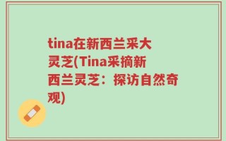 tina在新西兰采大灵芝(Tina采摘新西兰灵芝：探访自然奇观)