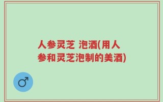 人参灵芝 泡酒(用人参和灵芝泡制的美酒)