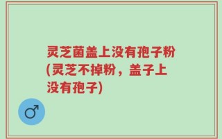 灵芝菌盖上没有孢子粉(灵芝不掉粉，盖子上没有孢子)