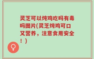 灵芝可以炖鸡吃吗有毒吗图片(灵芝炖鸡可口又营养，注意食用安全！)