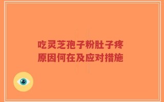 吃灵芝孢子粉肚子疼 原因何在及应对措施