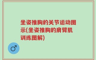 坐姿推胸的关节运动图示(坐姿推胸的肩臂肌训练图解)