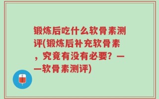 锻炼后吃什么软骨素测评(锻炼后补充软骨素，究竟有没有必要？——软骨素测评)
