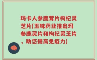 玛卡人参鹿茸片枸杞灵芝片(五味药业推出玛参鹿灵片和枸杞灵芝片，助您提高免疫力)