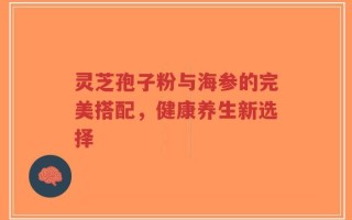 灵芝孢子粉与海参的完美搭配，健康养生新选择