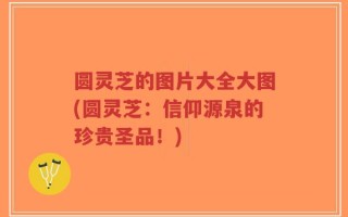 圆灵芝的图片大全大图(圆灵芝：信仰源泉的珍贵圣品！)