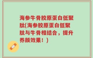 海参牛骨胶原蛋白低聚肽(海参胶原蛋白低聚肽与牛骨相结合，提升养颜效果！)